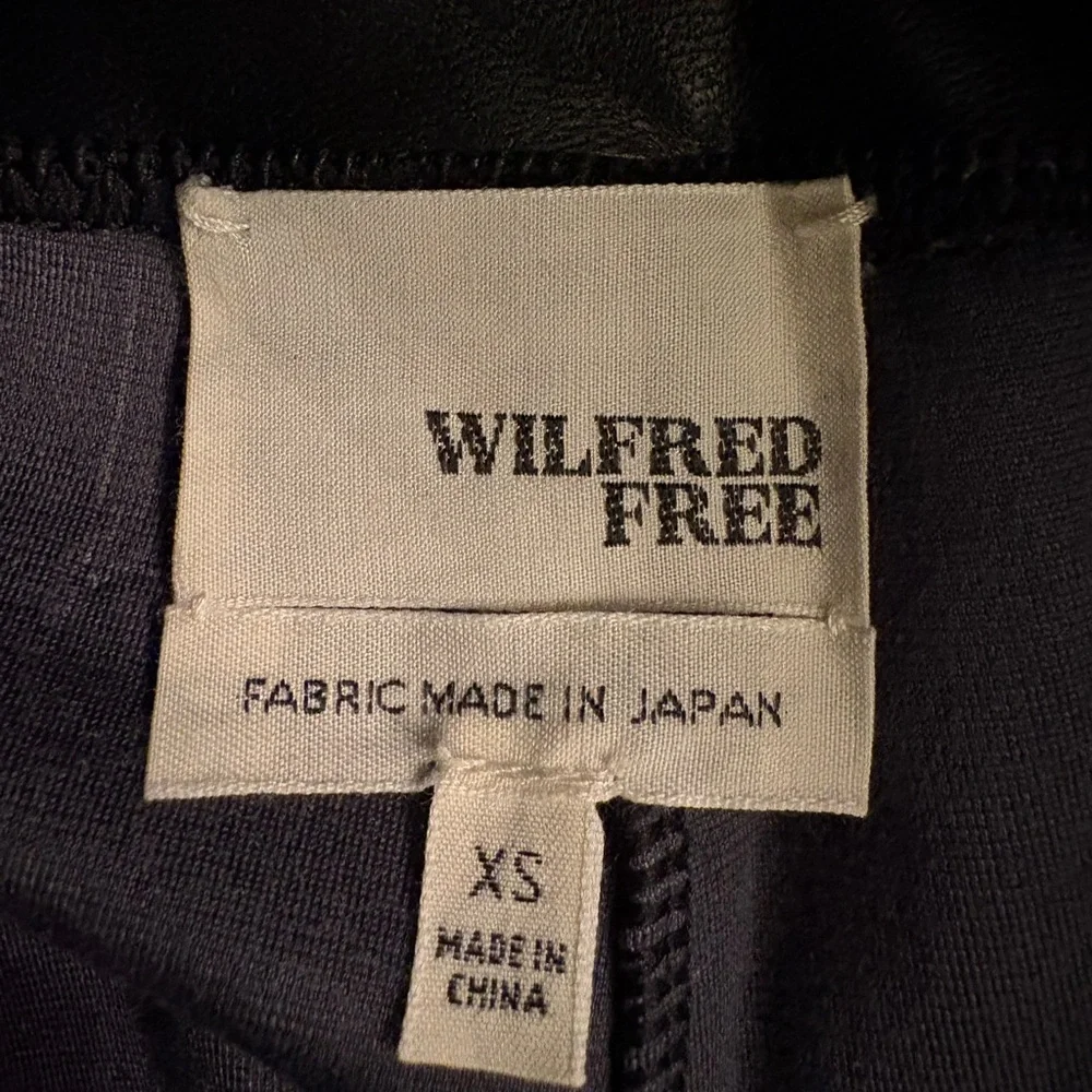 Wilfred Free Black Faux Leather Leggings - Size XS - Picture 4 of 5